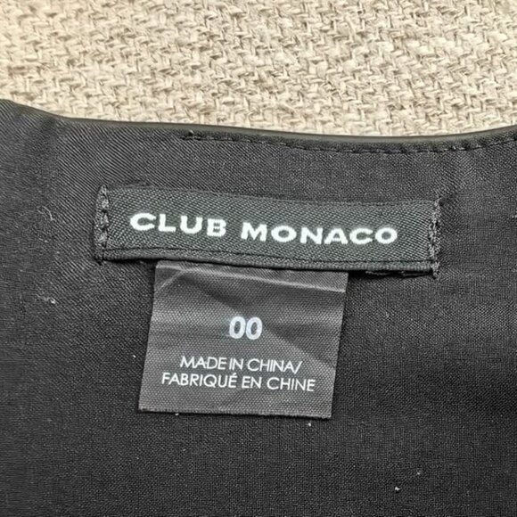 Club Monaco Vegan Leather Mini Skirt – Size 00 - Picture 5 of 7